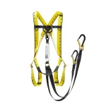 Dromex Full Body Harness With Attached Double Lanyard, With Scaffold Hooks DFA-PN10