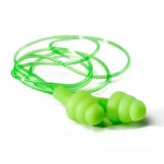 Dromex Green Corded Re-Usable Earplugs DR-090C